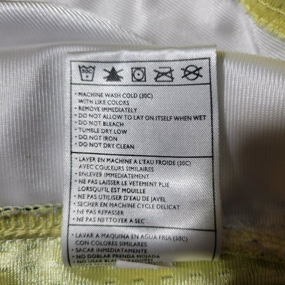 Nike Full Zip Mesh Lined Ladies Size Large 12-14 Hooded Jacket Pale Yellow - Picture 9 of 10